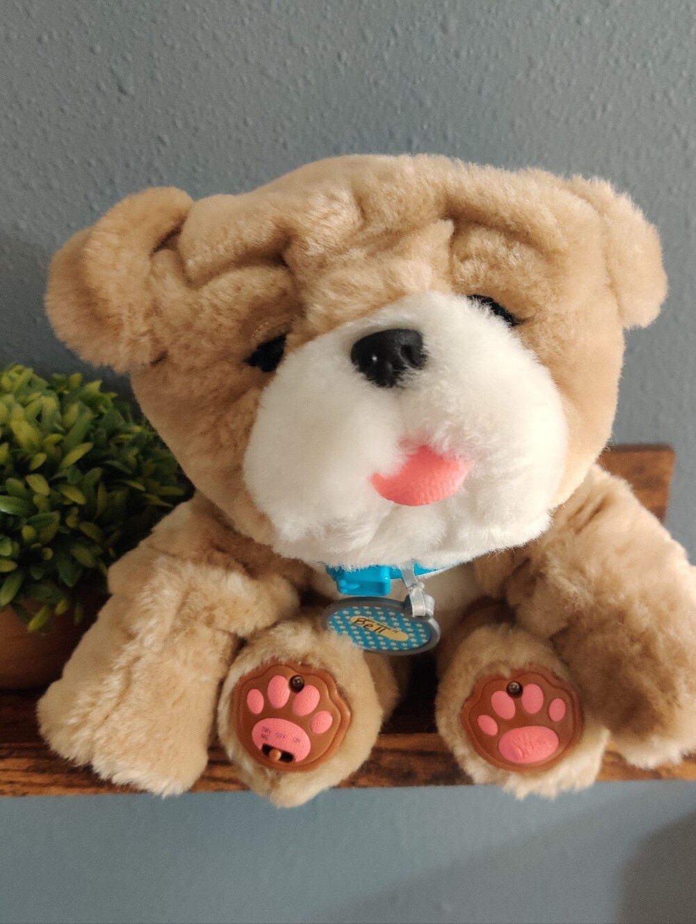 Little Live Pets Rollie My Kissing Puppy Bulldog Interactive Dog Plush Works!